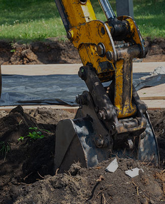 Terrassement pour travaux - Fournier